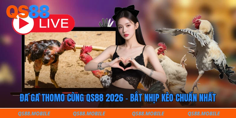 Đá gà thomo cùng QS88 2026 - Bắt nhịp kèo chuẩn nhất